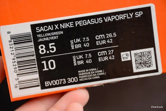 Yellow CV1363-700 Vaporwaffle Nike sacai Tour Green Stadium 1012